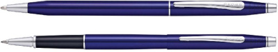 Набор Cross Classic Century Translucent Blue Lacquer: шариковая ручка и ручкароллер